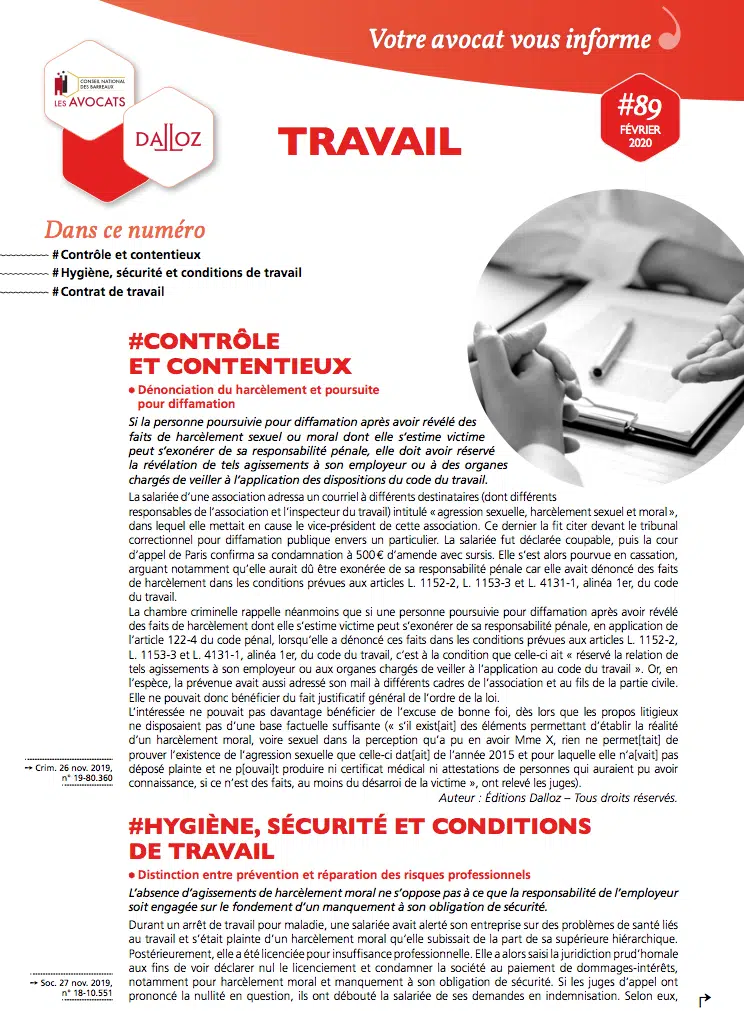 Votre avocat vous informe-travail-89 avocat Annecy article droit du travail Estebanez-Pradel